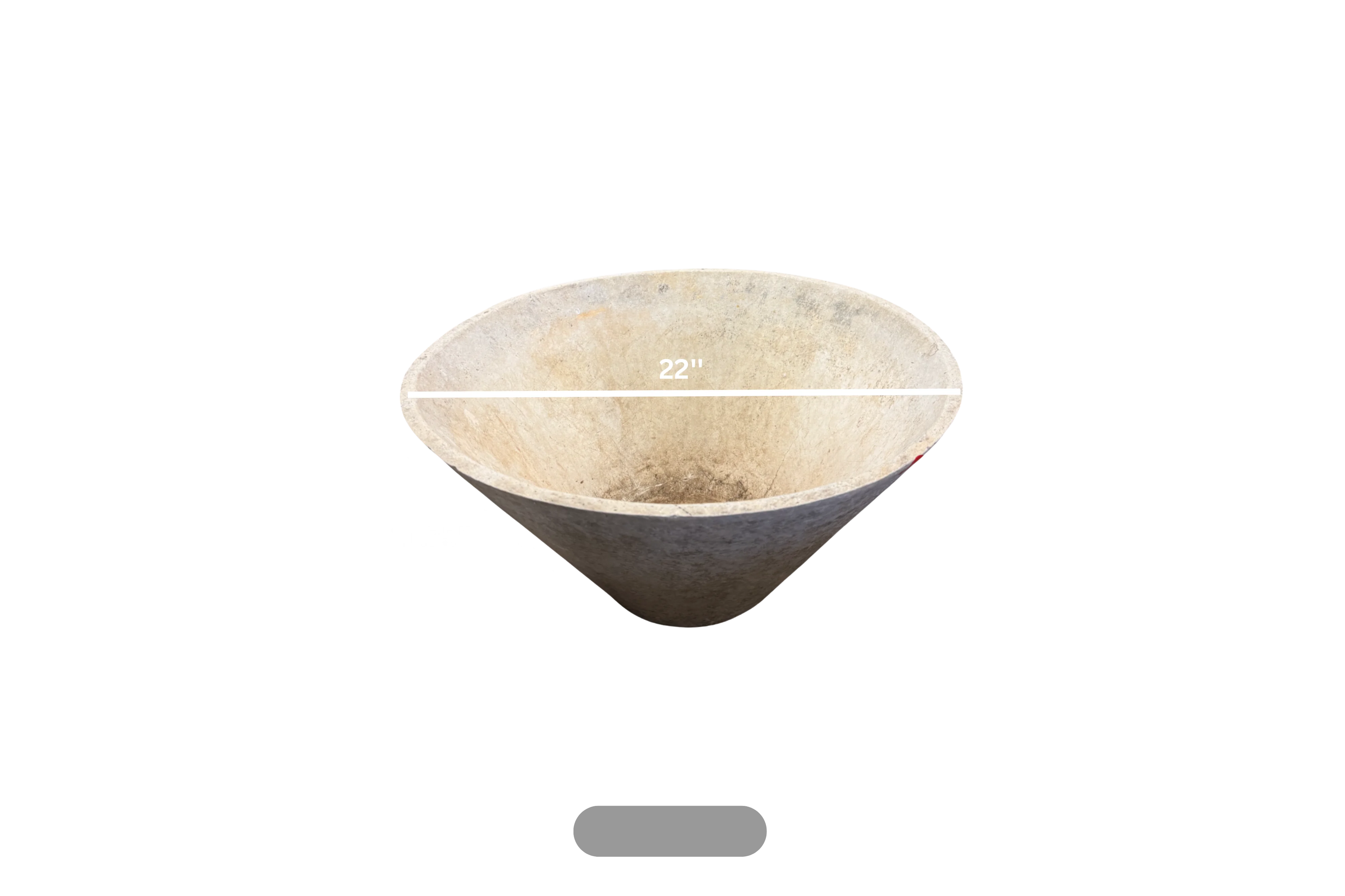 Willy Guhl Conical Planter - Image 2